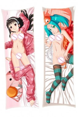 Mayoi Hachikuji and Yotsugi Ononoki Monogatari Dakimakura Japanese Hugging Body Pillowcase Anime