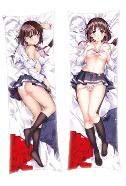 MEGUMI KATO SAENAI HEROINE NO SODATEKATA Dakimakura Japanese Hugging Body Pillowcase Anime