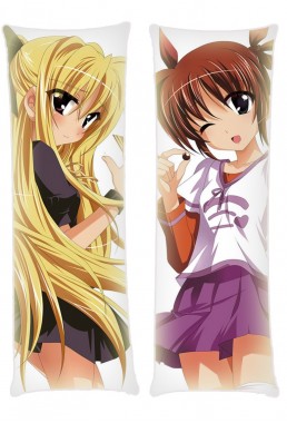 Nanoha Takamachi and Fate Testarossa Magical Girl Lyrical Nanoha Anime Dakimakura Japanese Hugging Body PillowCases