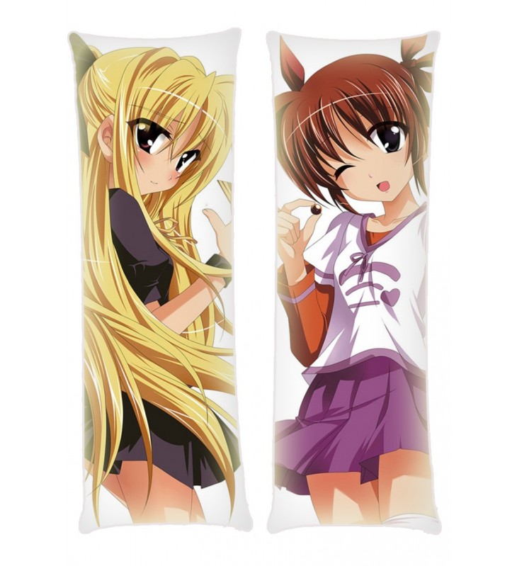Nanoha Takamachi and Fate Testarossa Magical Girl Lyrical Nanoha Anime Dakimakura Japanese Hugging Body PillowCases