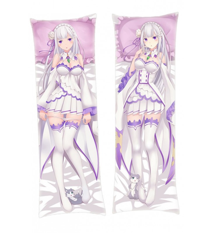 Emilia Re:Zero Body hug dakimakura girlfriend body pillow cover