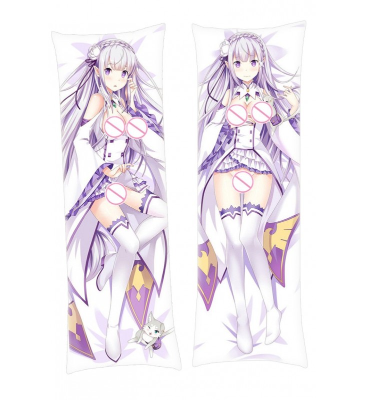 Emilia Re:Zero Body hug dakimakura girlfriend body pillow cover