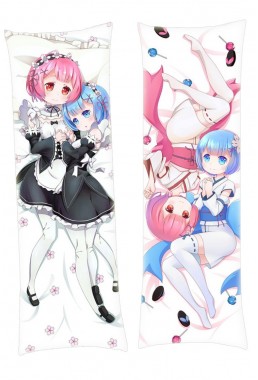 Rem and Ram Re:Zero Body hug dakimakura girlfriend body pillow cover