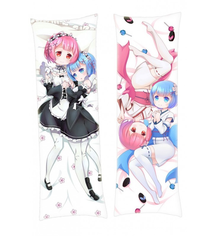 Rem and Ram Re:Zero Body hug dakimakura girlfriend body pillow cover