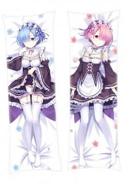 Rem and Ram Re:Zero Body hug dakimakura girlfriend body pillow cover