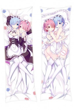 Rem and Ram Re:Zero Body hug dakimakura girlfriend body pillow cover