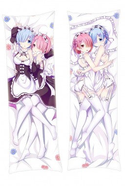 Rem and Ram Re:Zero Body hug dakimakura girlfriend body pillow cover