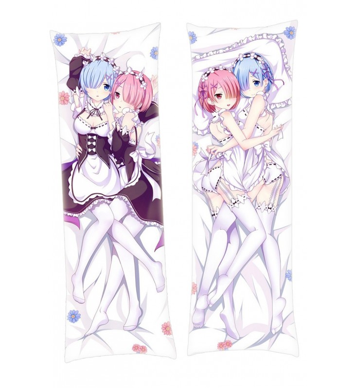 Rem and Ram Re:Zero Body hug dakimakura girlfriend body pillow cover