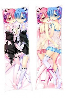 Rem and Ram Re:Zero Body hug dakimakura girlfriend body pillow cover