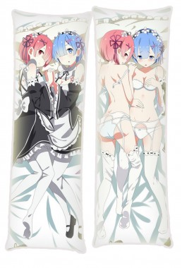 Rem and Ram Re Zero Anime Dakimakura Japanese Hugging Body PillowCases