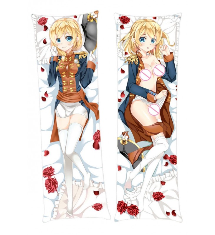 Rodney Warship Girls Dakimakura 3d pillow japanese anime pillow case
