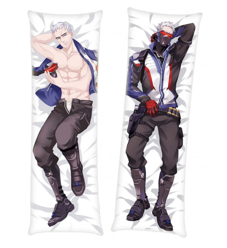 Soldier 76 Overwatch Male Anime body dakimakura japenese love pillow cover