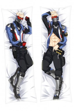 Soldier 76 Overwatch Male Dakimakura Japanese Hugging Body Pillowcase Anime