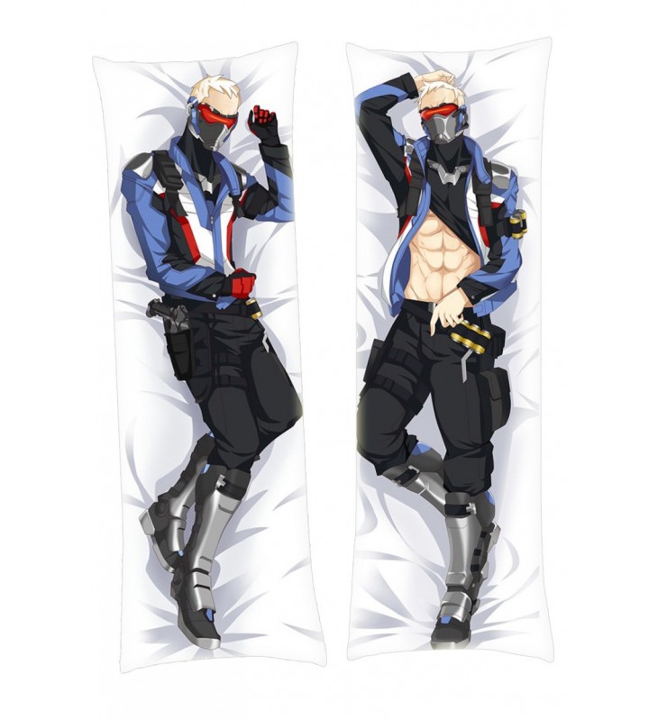 Soldier 76 Overwatch Male Dakimakura Japanese Hugging Body Pillowcase Anime