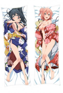 Yukino Yukinoshita and Yui Yuigahama Yahari Ore no Seishun Love Comedy wa Machigatteiru Dakimakura Japanese Hugging Body Pillowcase Anime