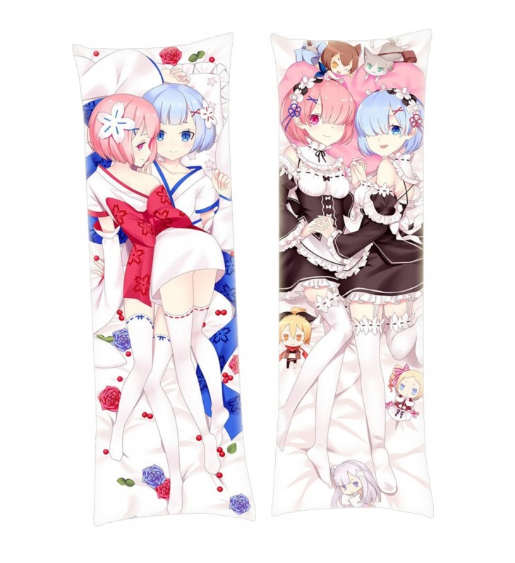 Rem Ram Re:Zero Body hug dakimakura girlfriend body pillow cover