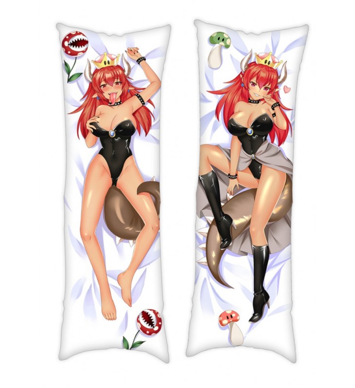 Super Mario Princess Bowsette Anime Dakimakura Japanese Hugging Body PillowCover