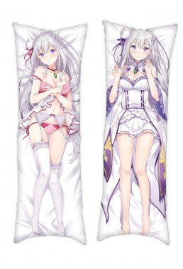 ReZero ? Starting Life in Another World Emilia Anime Dakimakura Japanese Hugging Body PillowCover