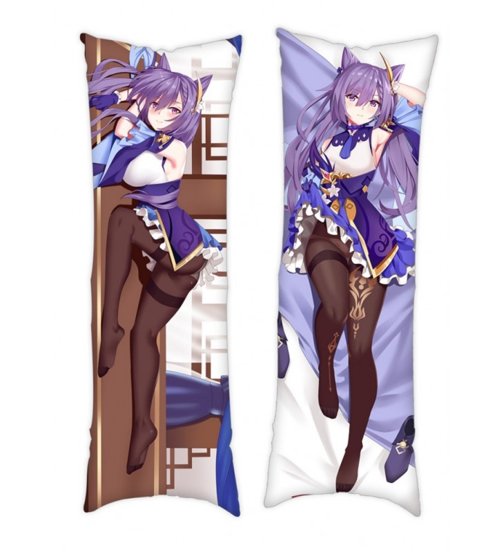 Genshin Impact Keqing Anime Dakimakura Japanese Hugging Body PillowCases