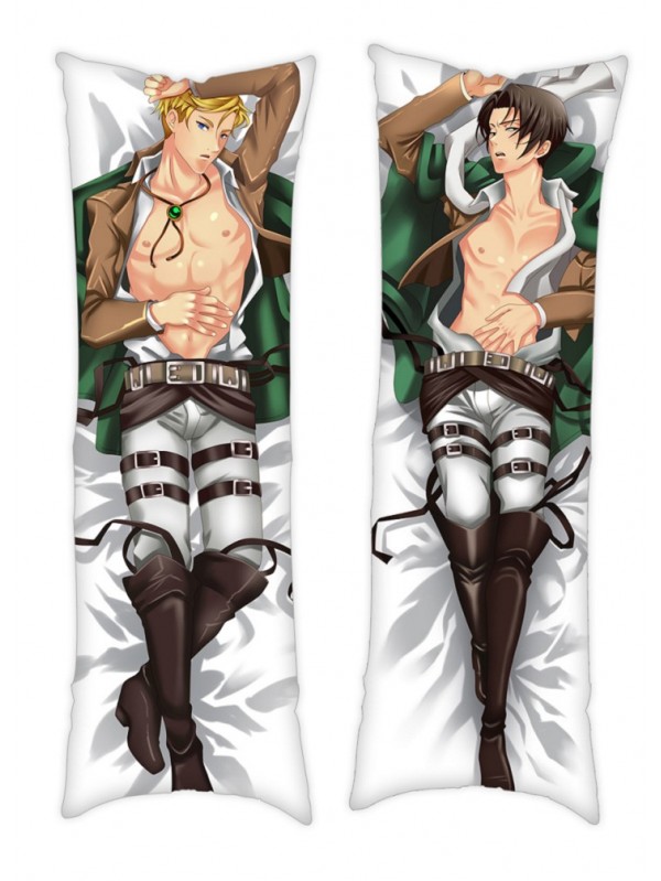 Attack on Titan Erwin & Levi Anime Dakimakura Japanese Hugging Body PillowCover