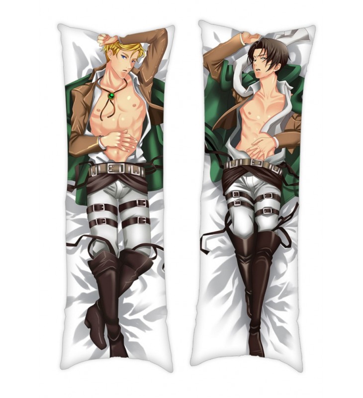 Attack on Titan Erwin & Levi Anime Dakimakura Japanese Hugging Body PillowCover