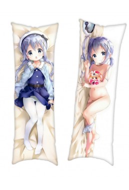 Is the Order a Rabbit Chino Kafu Full body waifu japanese anime pillowcases