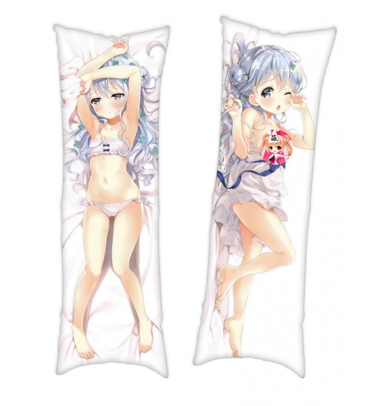 Is the Order a Rabbit Chino Kafu Full body waifu japanese anime pillowcases