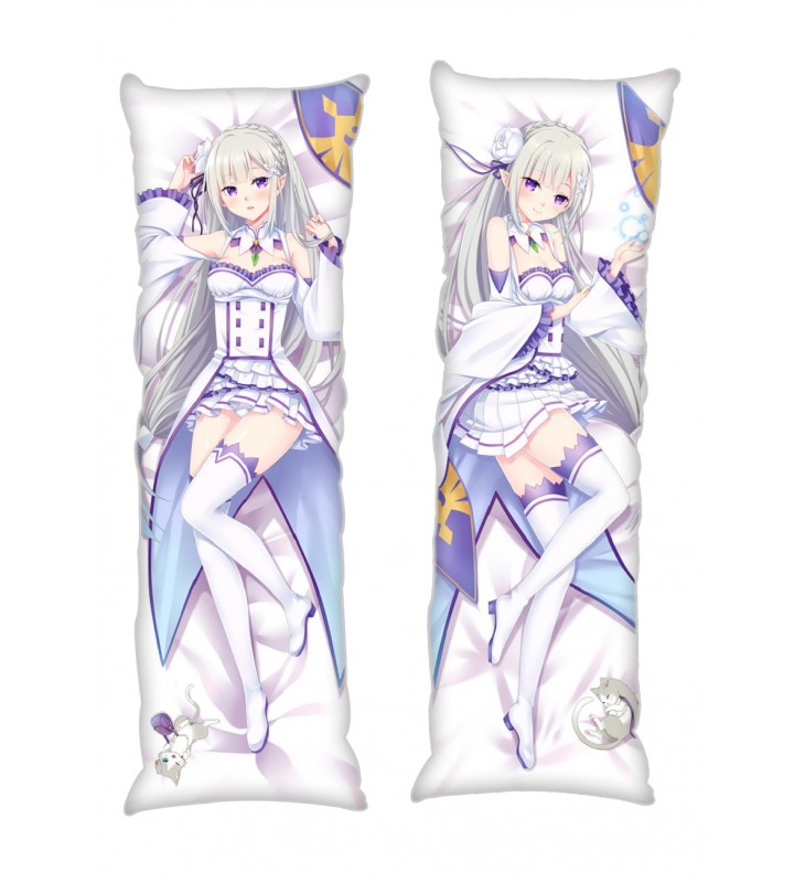 Emilia Re:Life in a different world from zero Anime Dakimakura Japanese Hugging Body PillowCases