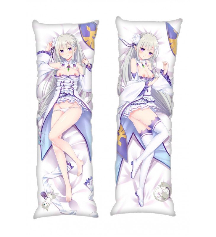 Emilia Re:Life in a different world from zero Anime Dakimakura Japanese Hugging Body PillowCases