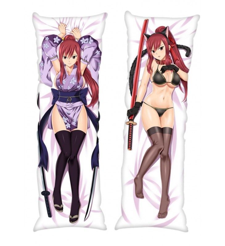 Fairy Tail Erza Scarlet Anime Dakimakura Japanese Hugging Body PillowCases