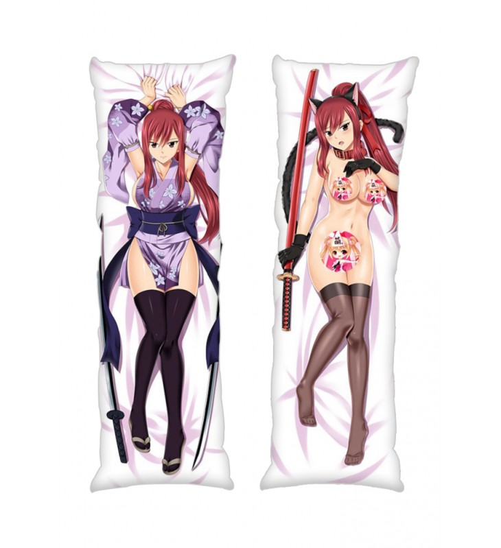 Fairy Tail Erza Scarlet Anime Dakimakura Japanese Hugging Body PillowCases