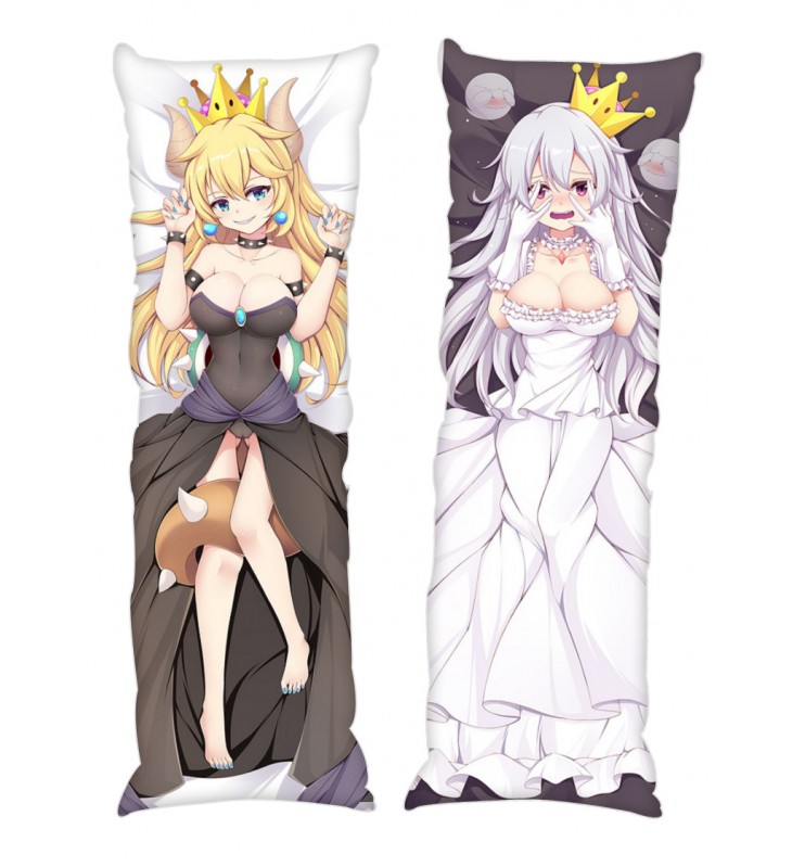 Super Mario Bowsette Princess Bowser Anime Dakimakura Japanese Hugging Body PillowCases