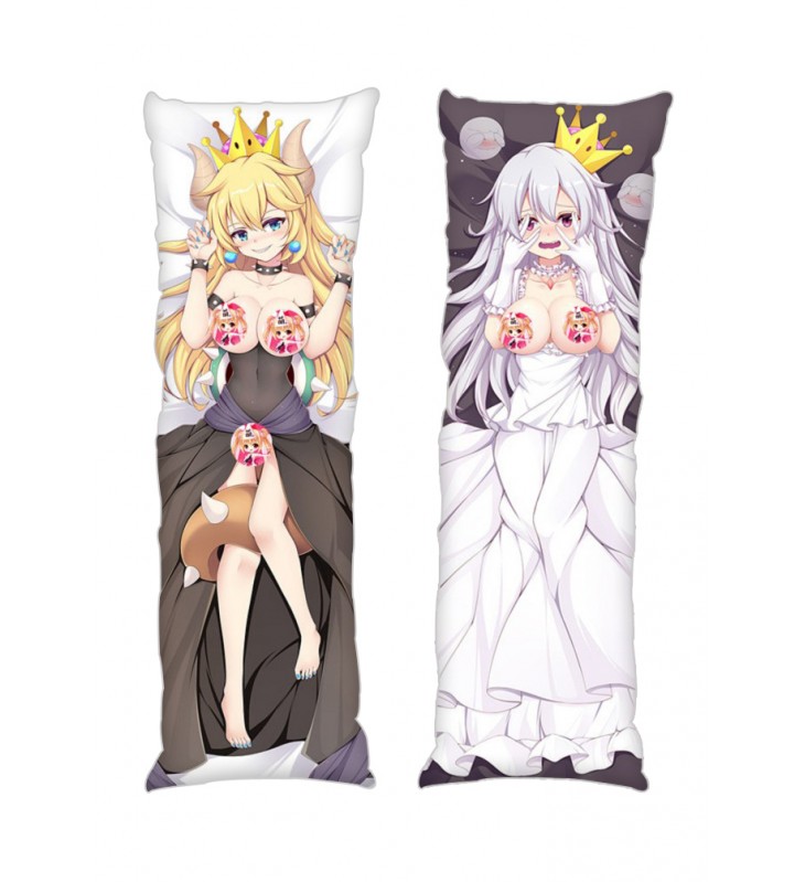 Super Mario Bowsette Princess Bowser Anime Dakimakura Japanese Hugging Body PillowCases