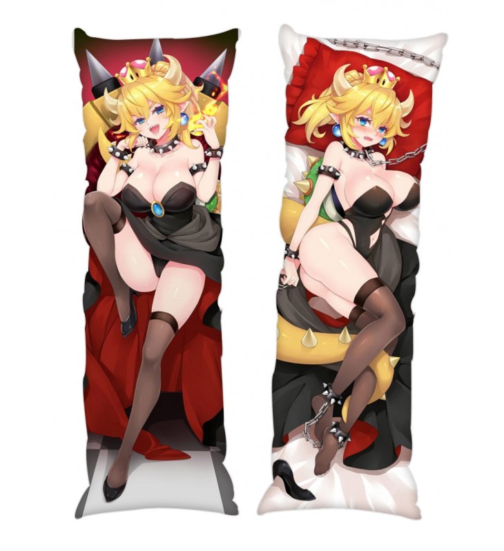 Super Mario Bowsette Princess Bowser Anime Dakimakura Japanese Hugging Body PillowCases