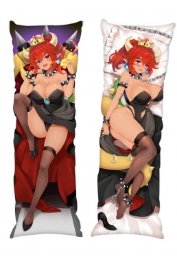 Super Mario Bowsette Princess Bowser Anime Dakimakura Japanese Hugging Body PillowCases