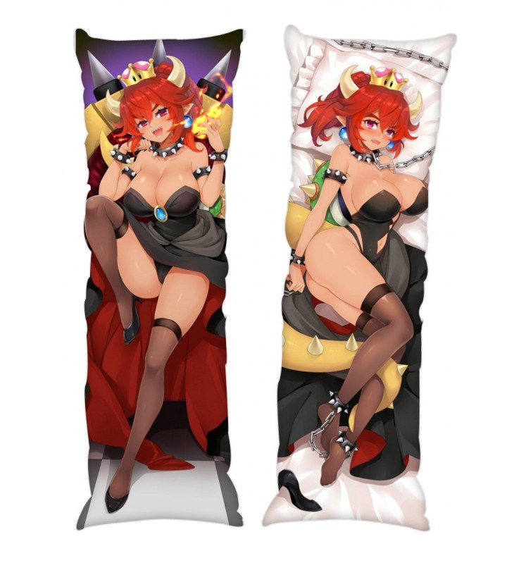 Super Mario Bowsette Princess Bowser Anime Dakimakura Japanese Hugging Body PillowCases