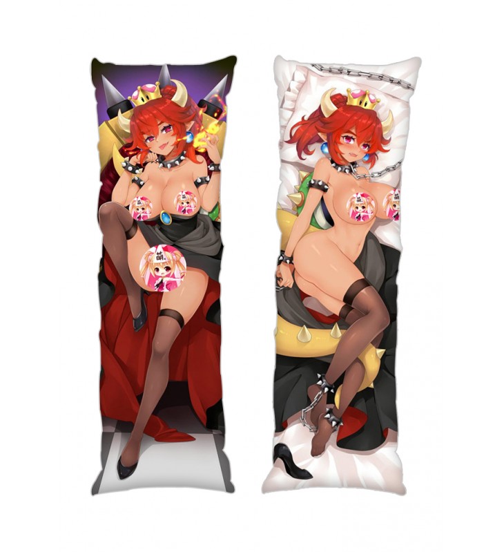 Super Mario Bowsette Princess Bowser Anime Dakimakura Japanese Hugging Body PillowCases