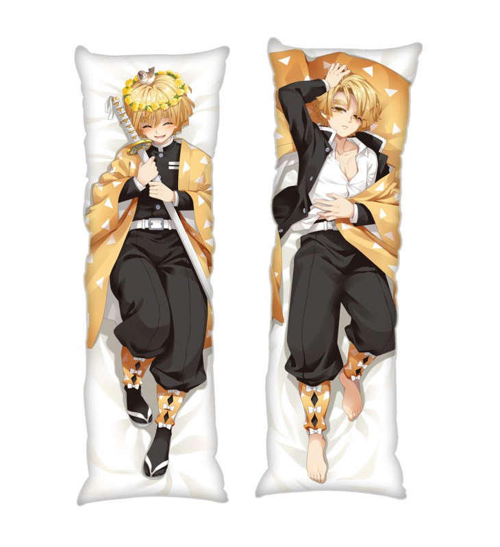 Kimetsu no Yaiba Agatsuma Zenitsu Anime Dakimakura Japanese Hugging Body PillowCases