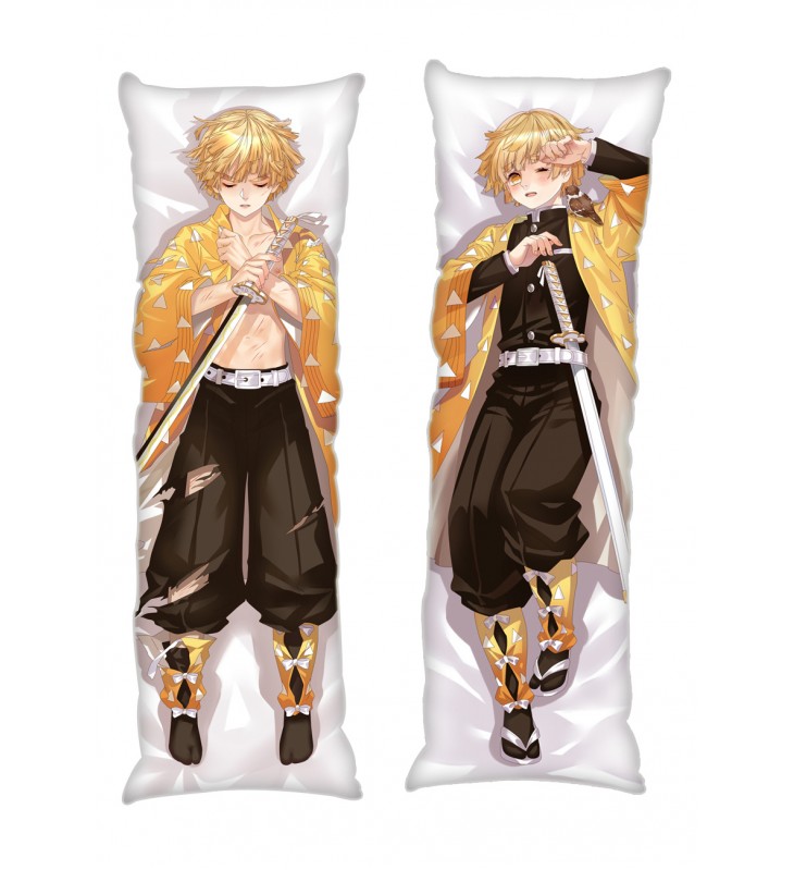 Kimetsu no Yaiba Agatsuma Zenitsu Anime Dakimakura Japanese Hugging Body PillowCases