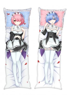 Rem and Ram Re:Life in a different world from zero Anime Dakimakura Japanese Hugging Body PillowCases