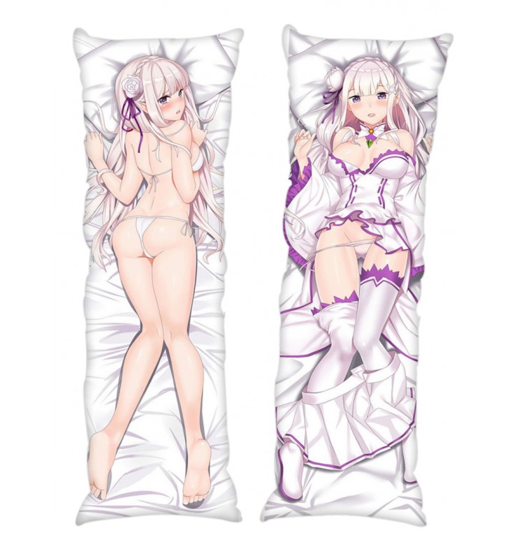 Emilia Re:Life in a different world from zero Anime Dakimakura Japanese Hugging Body PillowCases