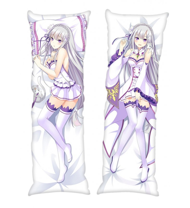 Emilia Re:Life in a different world from zero Anime Dakimakura Japanese Hugging Body PillowCases