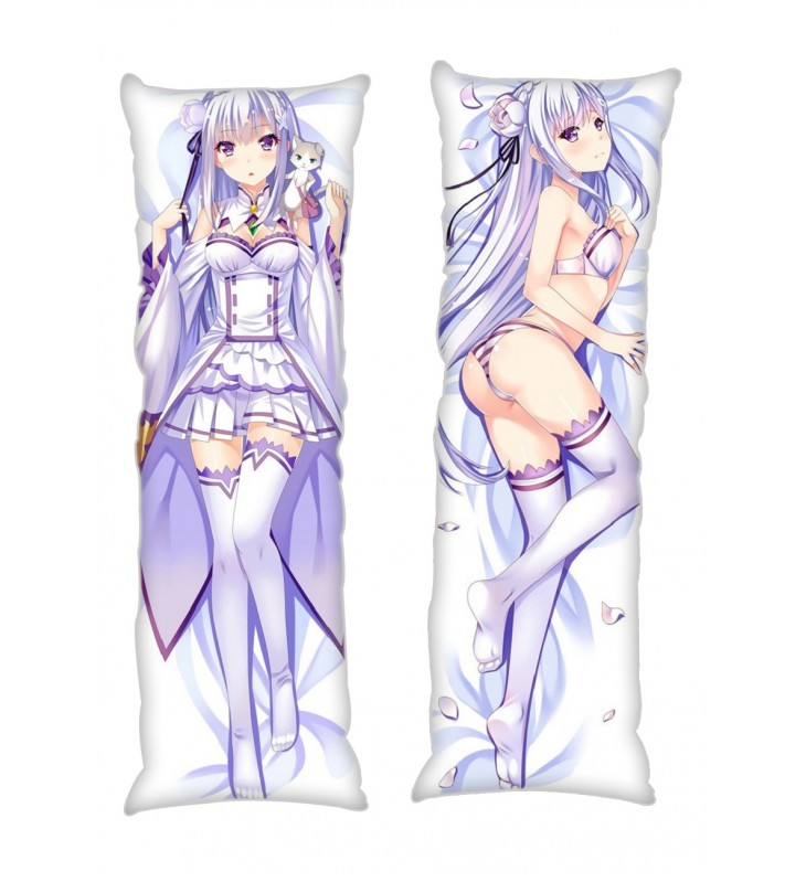 Emilia Re:Life in a different world from zero Anime Dakimakura Japanese Hugging Body PillowCases