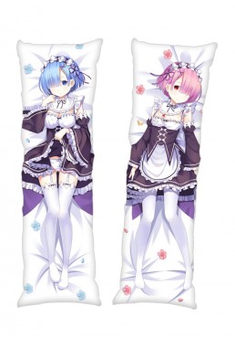 Rem and Ram Re:Life in a different world from zero Anime Dakimakura Japanese Hugging Body PillowCases