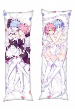 Rem and Ram Re:Life in a different world from zero Anime Dakimakura Japanese Hugging Body PillowCases