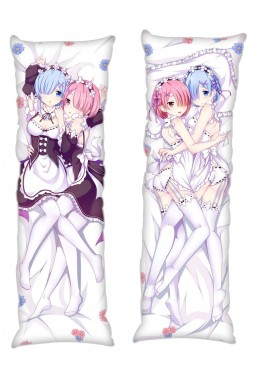 Rem and Ram Re:Life in a different world from zero Anime Dakimakura Japanese Hugging Body PillowCases