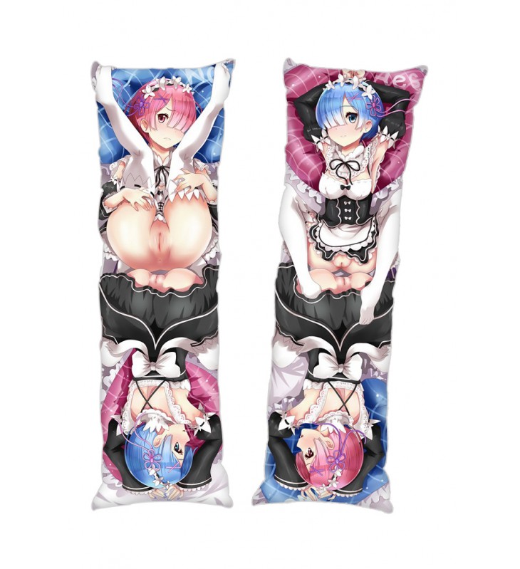 Rem and Ram Re:Life in a different world from zero Anime Dakimakura Japanese Hugging Body PillowCases