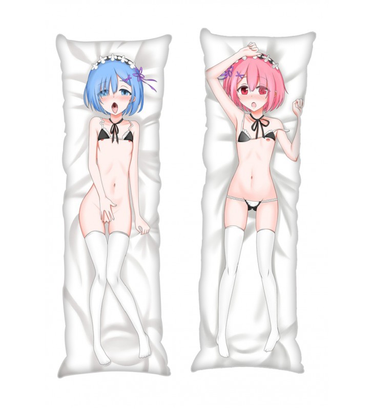 Rem and Ram Re:Life in a different world from zero Anime Dakimakura Japanese Hugging Body PillowCases