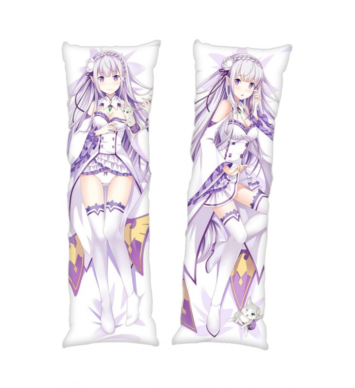 Emilia Re:Life in a different world from zero Anime Dakimakura Japanese Hugging Body PillowCases