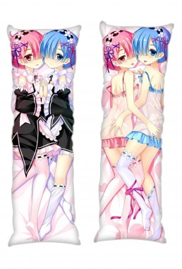 Rem and Ram Re:Life in a different world from zero Anime Dakimakura Japanese Hugging Body PillowCases